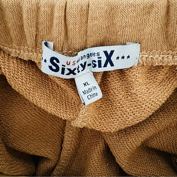 LOS ANGELES SIXTY-SIX Color Block Drawstring Legged Cargo Jogger Pants Size XL - Picture 10 of 12